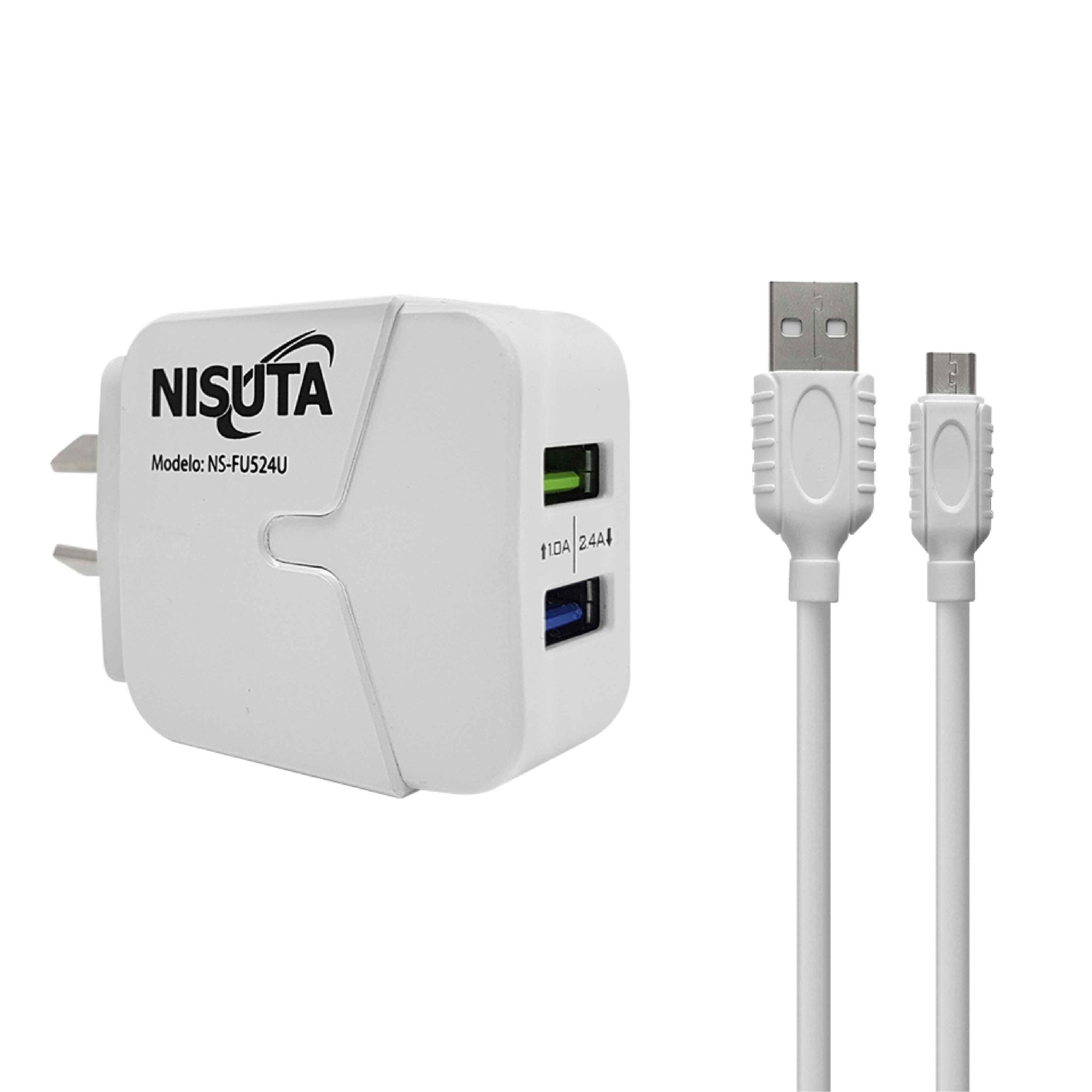 cargador-nisuta-fu524um-2pmusb-FU524UM-01.jpg CARGADOR NISUTA FU524UM 2pMUSB - Imagen 1