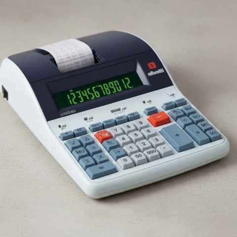 1003230-4.jpg CALC.OLIVETTI LOGOS 802 - Imagen 1